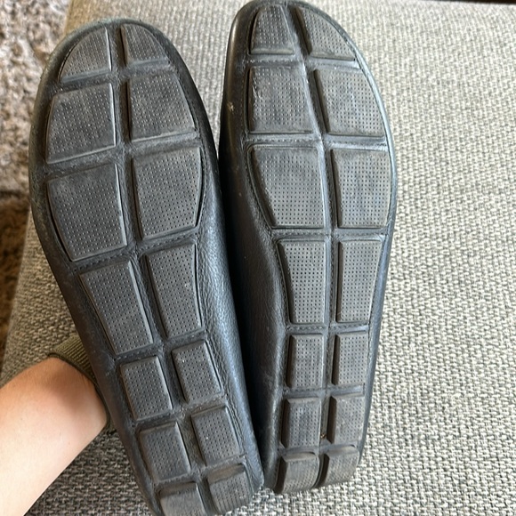 Men’s black leather loafers - Picture 6 of 7